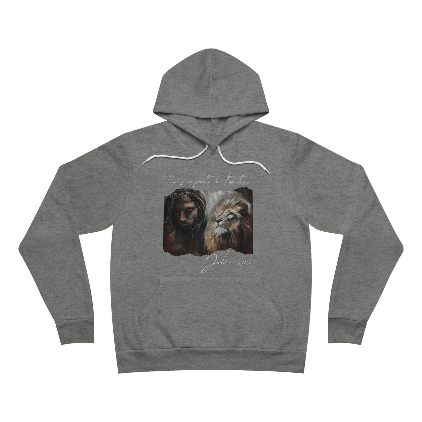 No Greater Love Manifest Love Hoodie | Faith-based Unisex Pullover