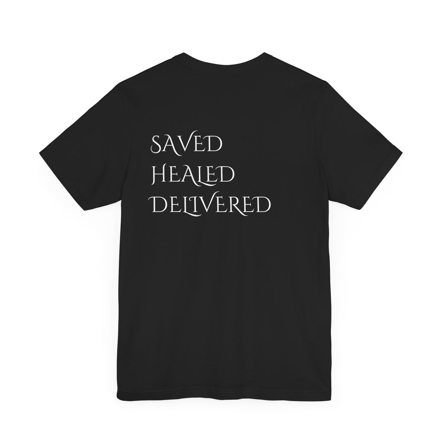 Covering Freedom Unisex Freedom Tee - Saved, Healed, Delivered Graphic T-Shirt