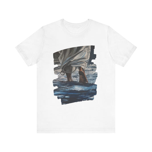 Walking on Faith Unisex Short Sleeve Tee - Embrace the Calm