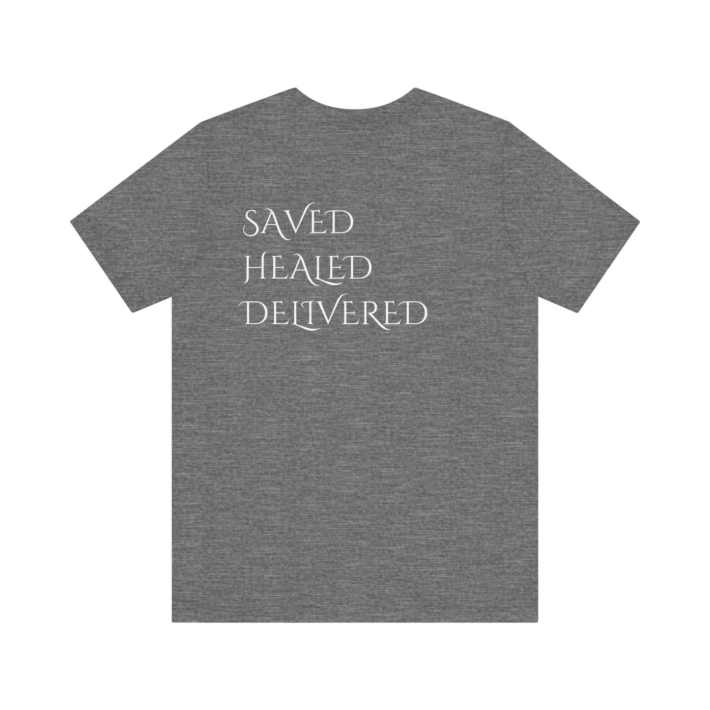 Covering Freedom Unisex Freedom Tee - Saved, Healed, Delivered Graphic T-Shirt