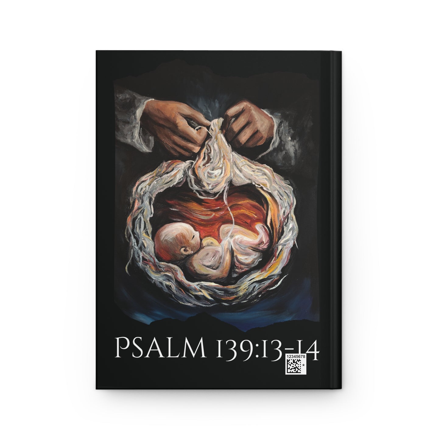 You Formed Me Psalm 139 Inspirational Hardcover Journal with Psalm 139:13-14 - Faith-Based Writing Companion