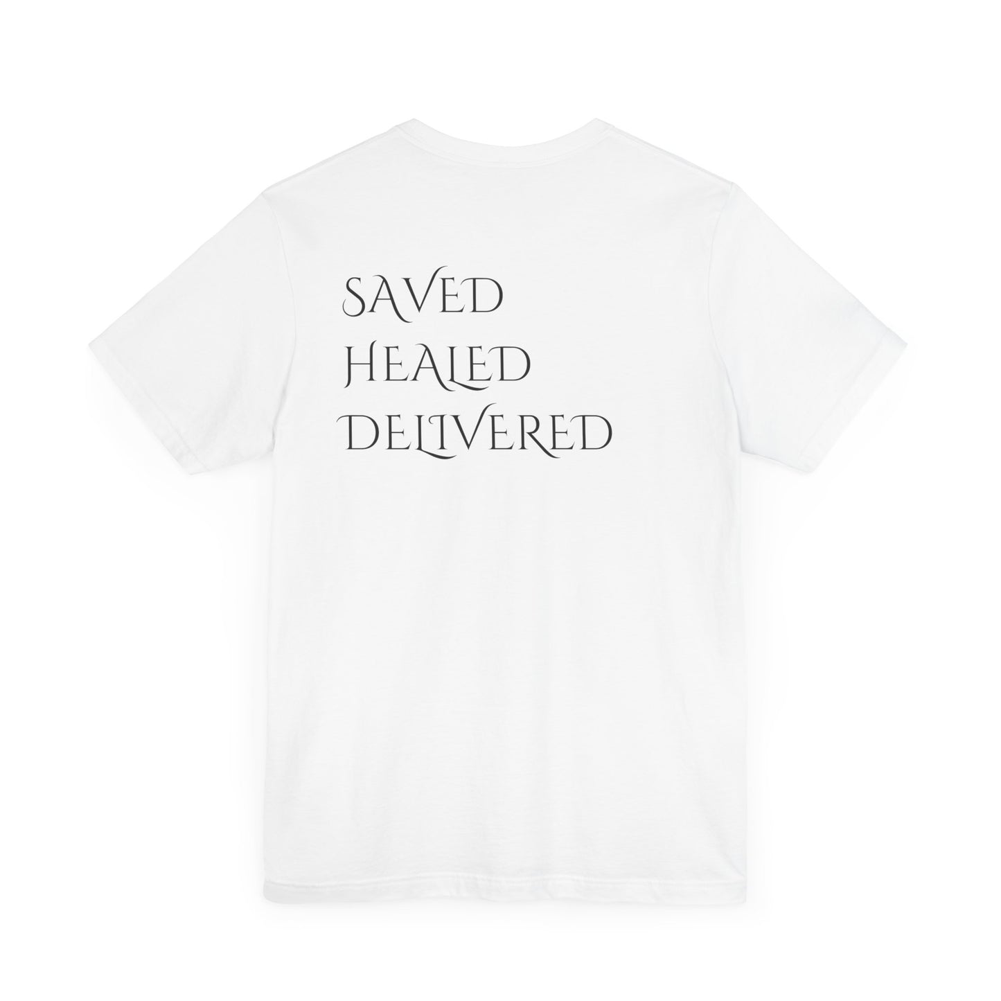 Covering Freedom Unisex Freedom Tee - Saved, Healed, Delivered Graphic T-Shirt