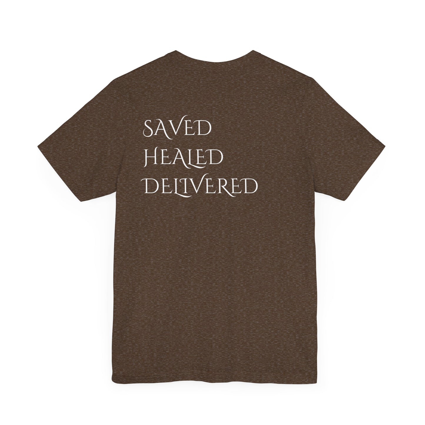 Covering Freedom Unisex Freedom Tee - Saved, Healed, Delivered Graphic T-Shirt