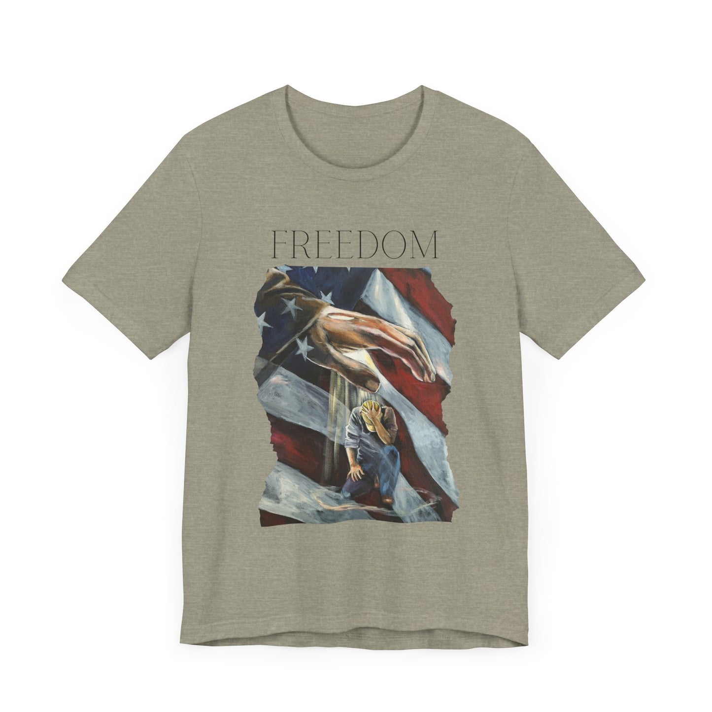 Covering Freedom Unisex Freedom Tee - Saved, Healed, Delivered Graphic T-Shirt