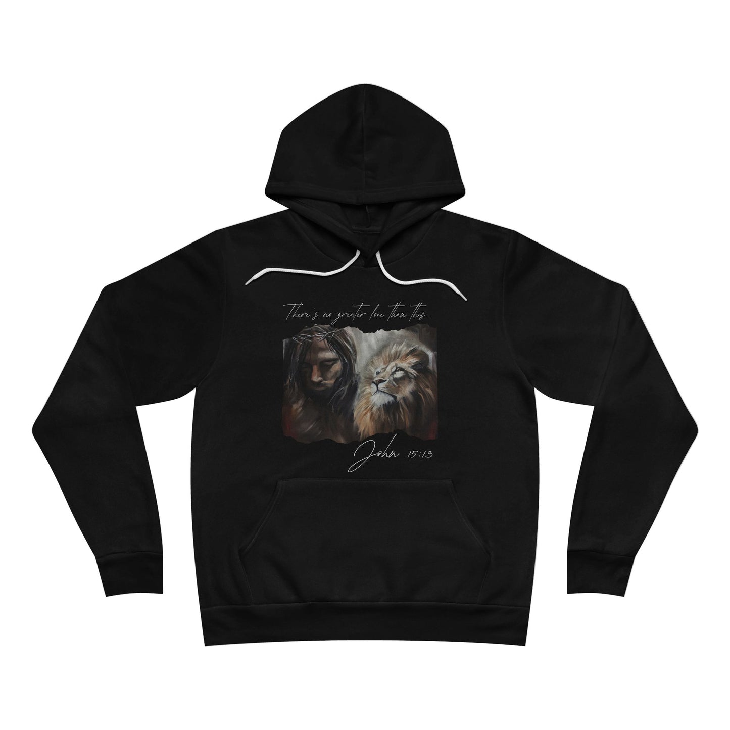 No Greater Love Manifest Love Hoodie | Faith-based Unisex Pullover