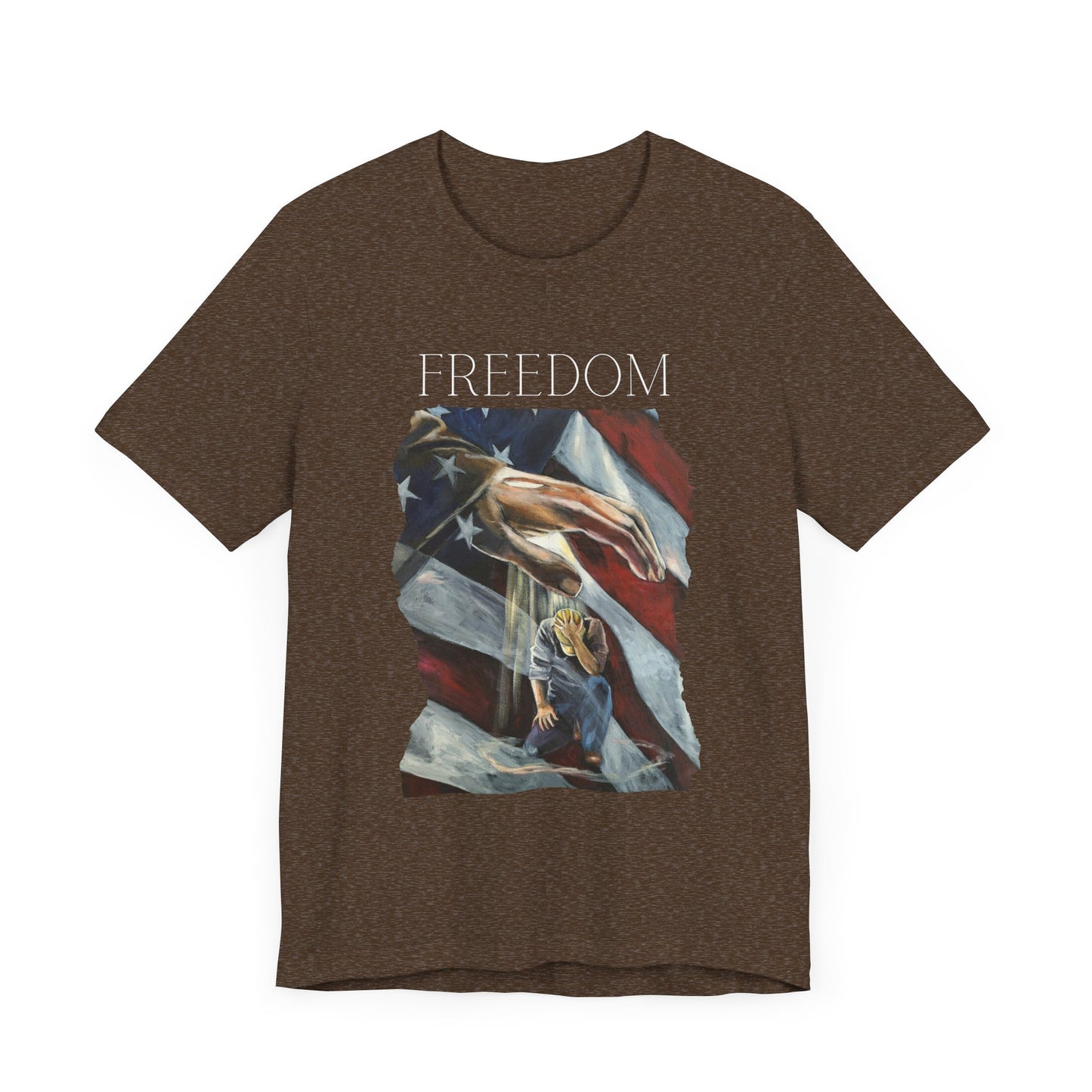 Covering Freedom Unisex Freedom Tee - Saved, Healed, Delivered Graphic T-Shirt