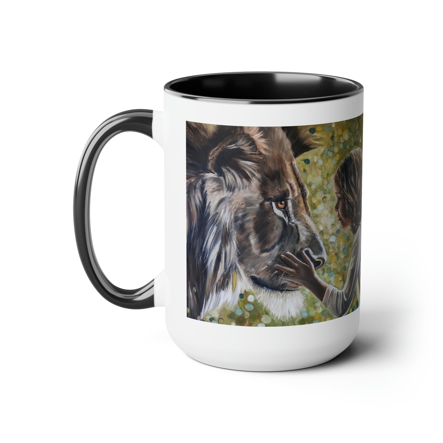 To Look into Your Eyes Two-Tone Coffee Mugs, 15oz