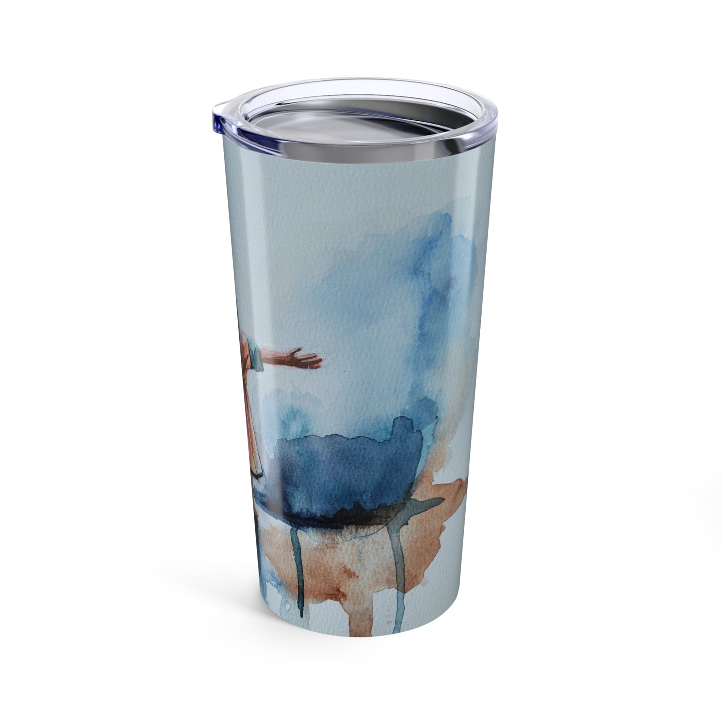 As a Child Inspirational 20oz Tumbler with Watercolor Design - Perfect for Nature Lovers