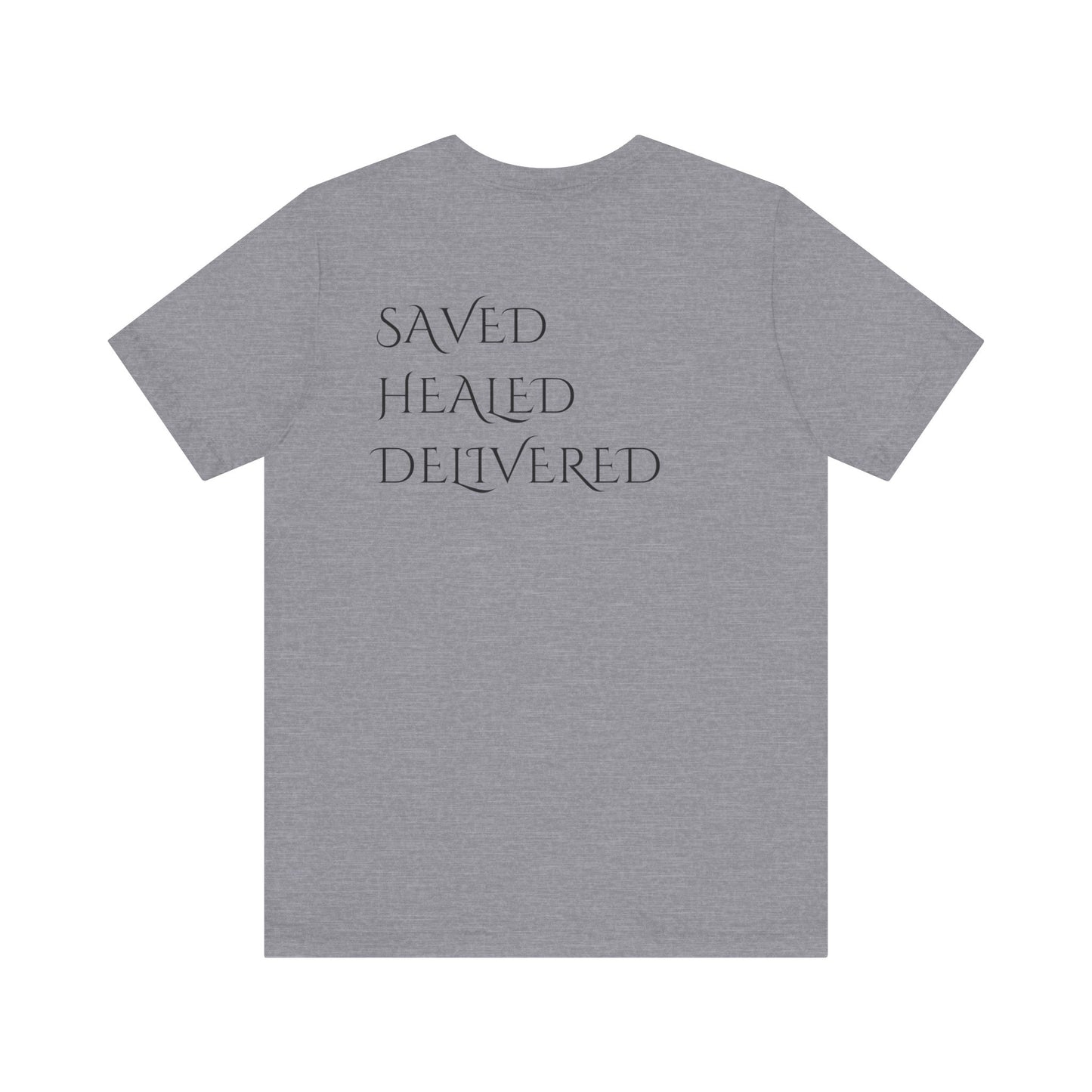 Covering Freedom Unisex Freedom Tee - Saved, Healed, Delivered Graphic T-Shirt