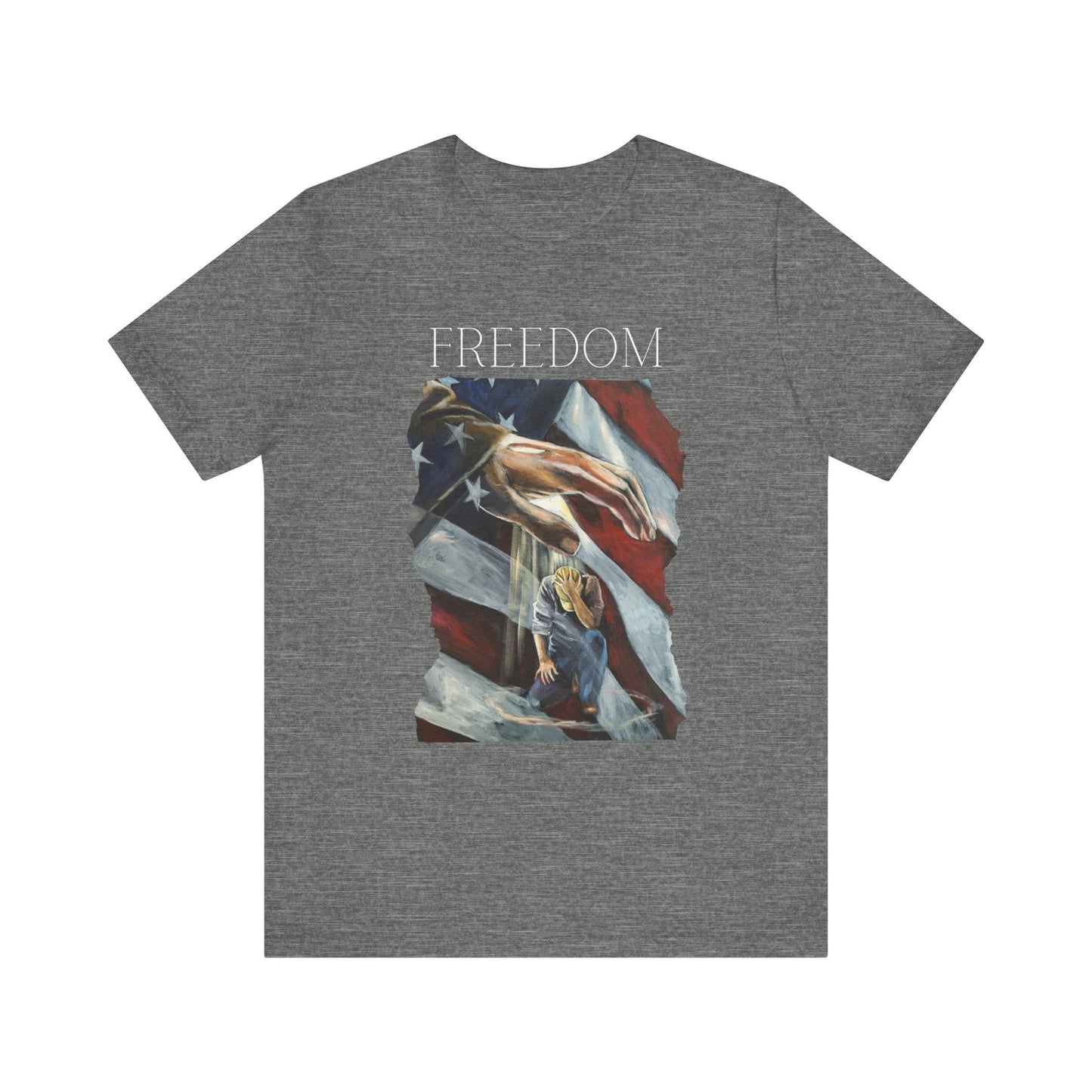 Covering Freedom Unisex Freedom Tee - Saved, Healed, Delivered Graphic T-Shirt