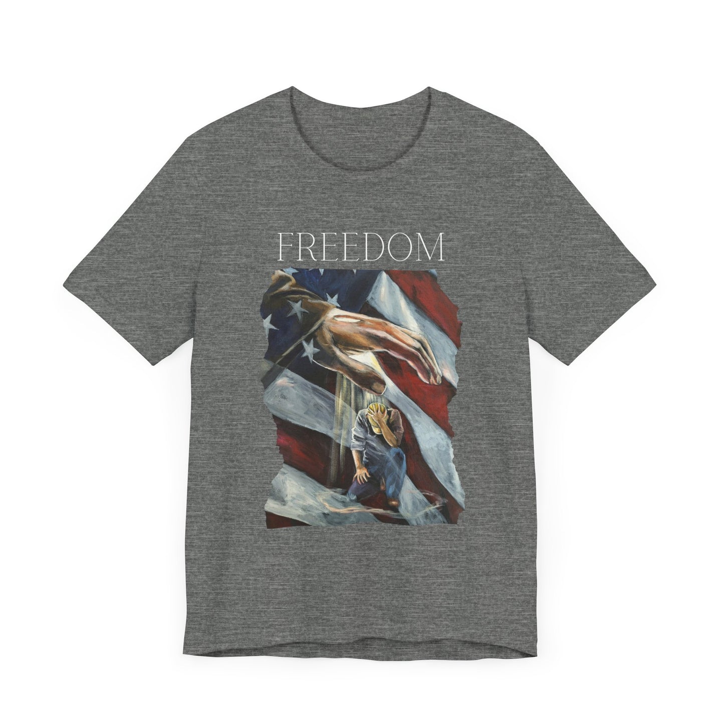 Covering Freedom Unisex Freedom Tee - Saved, Healed, Delivered Graphic T-Shirt