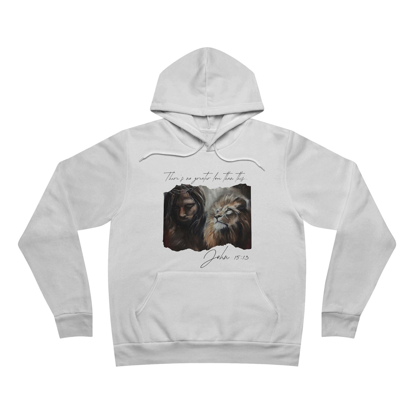 No Greater Love Manifest Love Hoodie | Faith-based Unisex Pullover