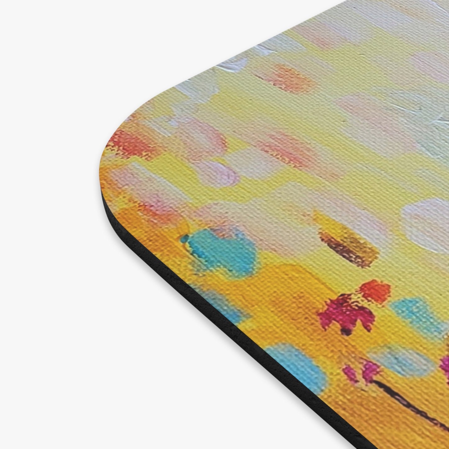 As a Sunflower Art Mouse Pad — Colorful Floral Desk Mat for Home Office