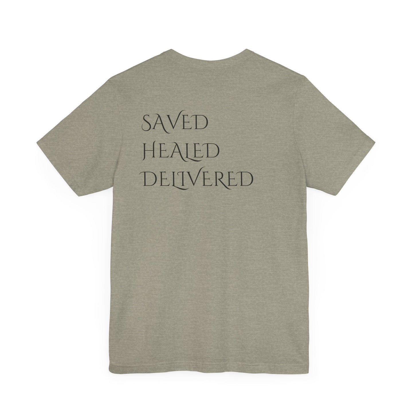 Covering Freedom Unisex Freedom Tee - Saved, Healed, Delivered Graphic T-Shirt