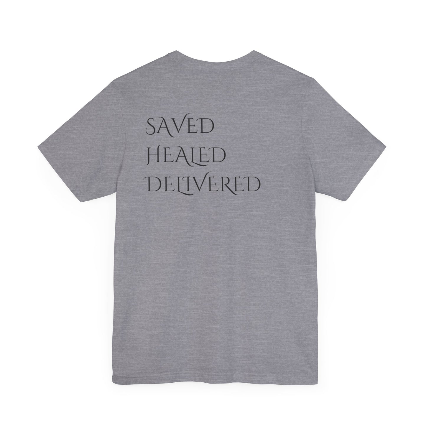 Covering Freedom Unisex Freedom Tee - Saved, Healed, Delivered Graphic T-Shirt