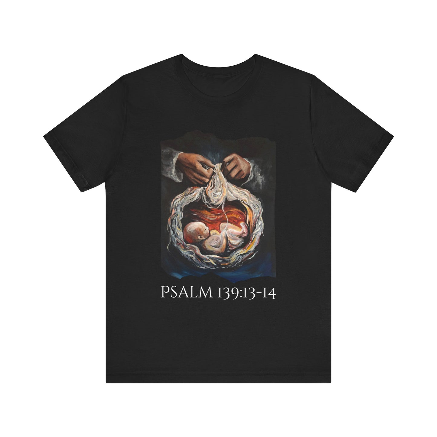 You Formed Me Psalm 139:13-14 Unisex Short Sleeve Tee