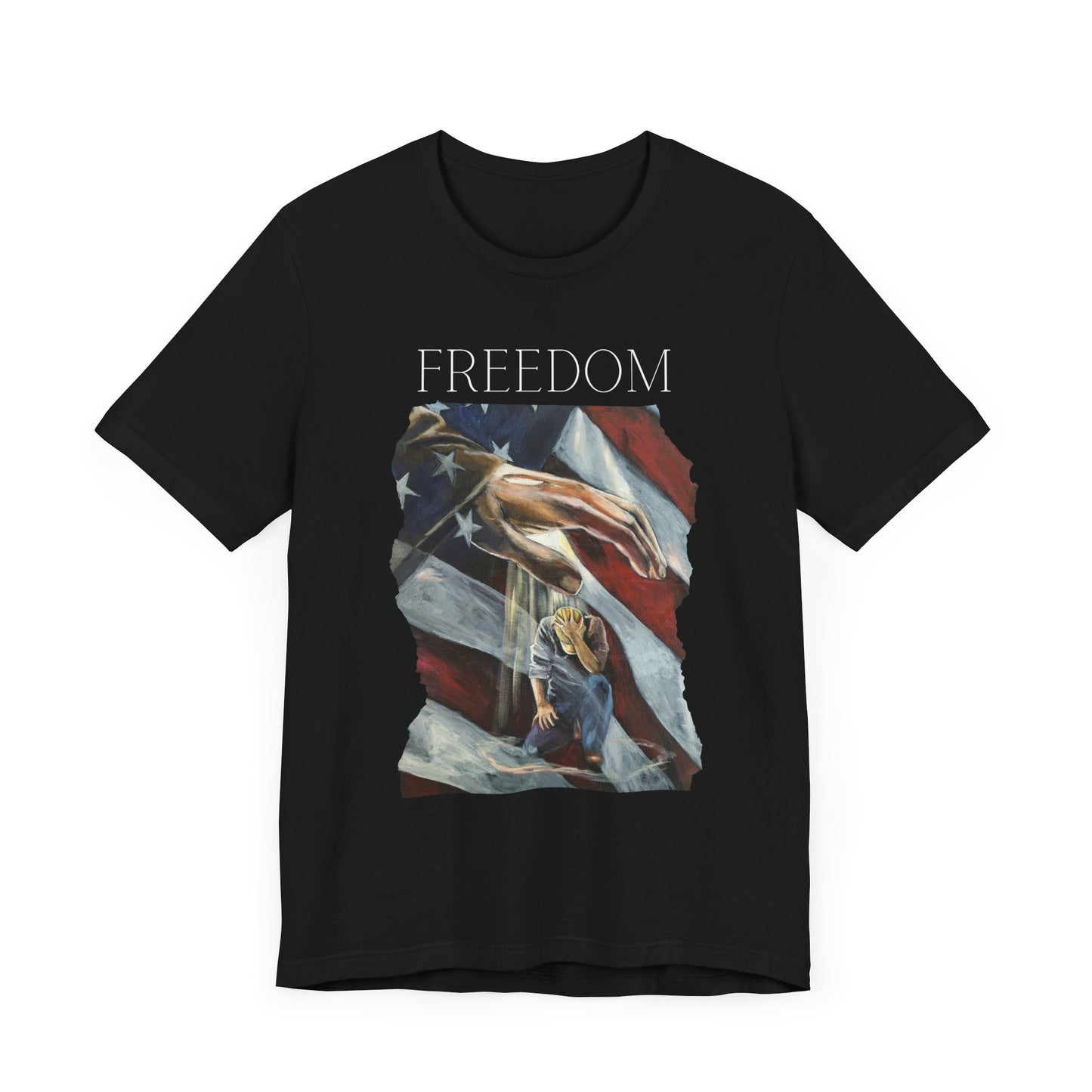 Covering Freedom Unisex Freedom Tee - Saved, Healed, Delivered Graphic T-Shirt