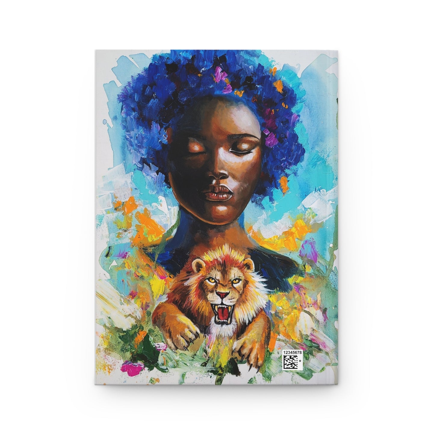 The Lion Resides Art Journal — Inspirational Hardcover Notebook