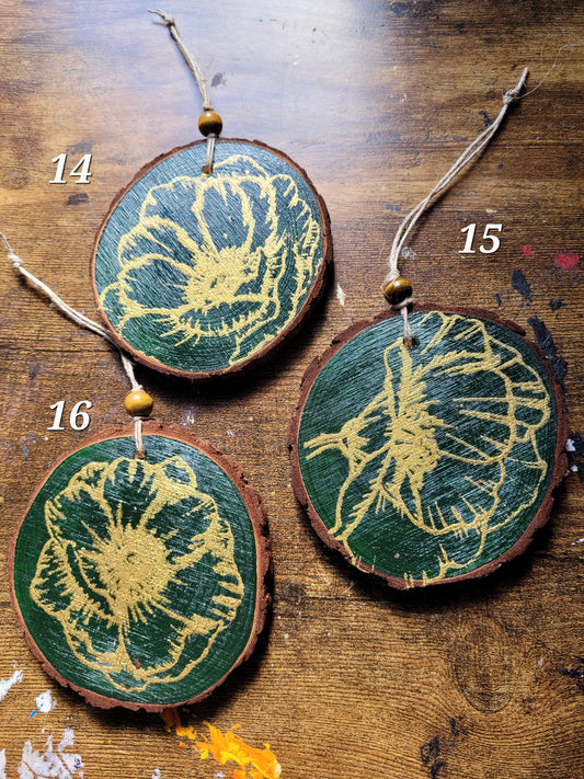 Wood Slice Ornament July 2025 Ornaments