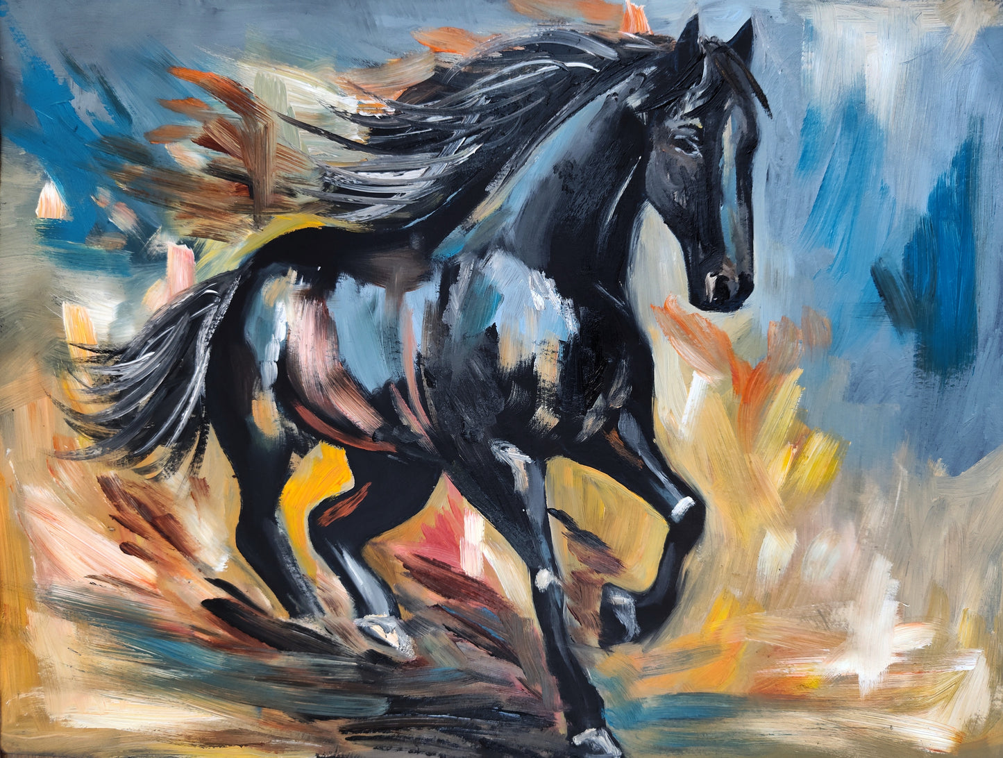 Running in the Fire Giclee Print