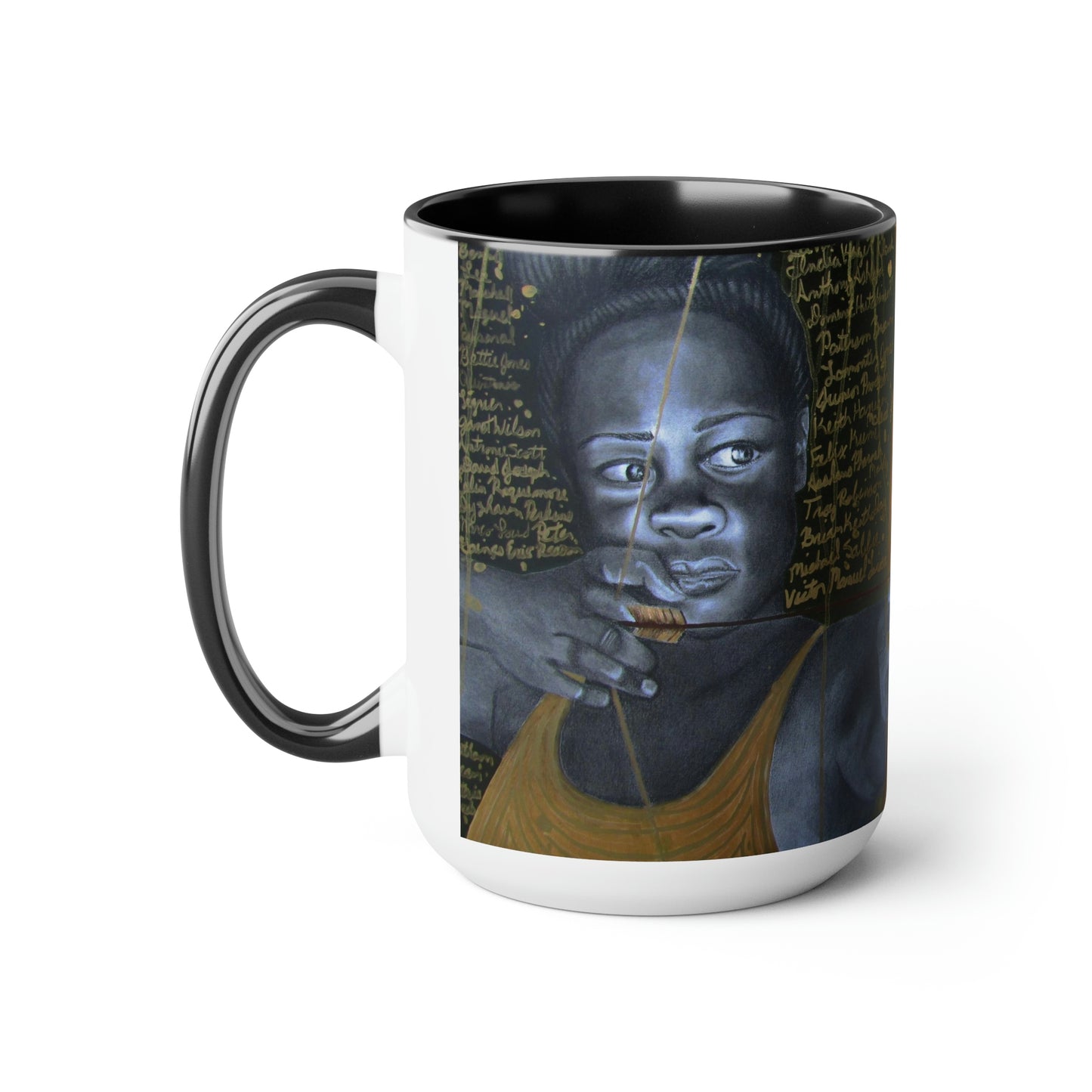 Prayers of a Mother Two-Tone Coffee Mugs, 15oz