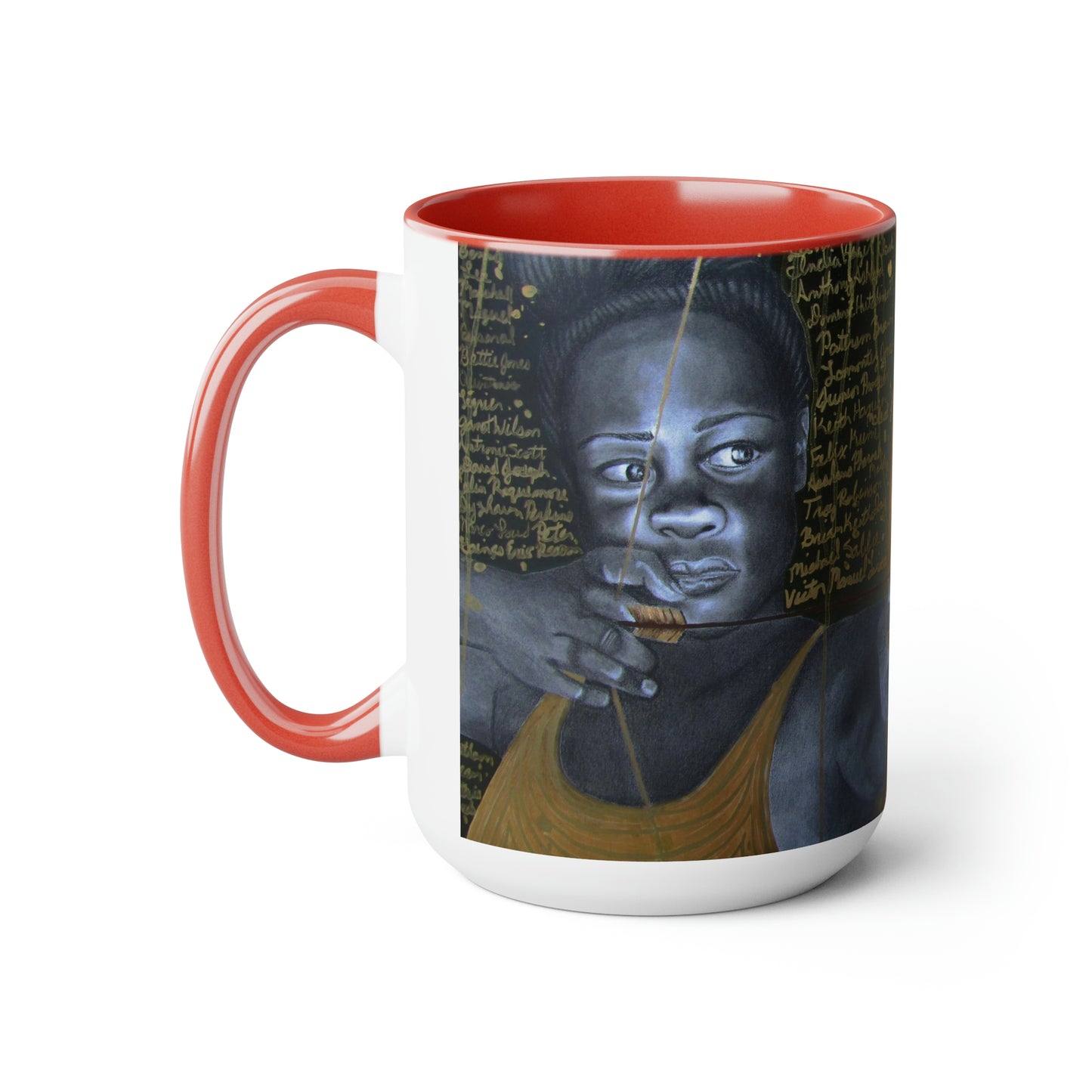 Prayers of a Mother Two-Tone Coffee Mugs, 15oz