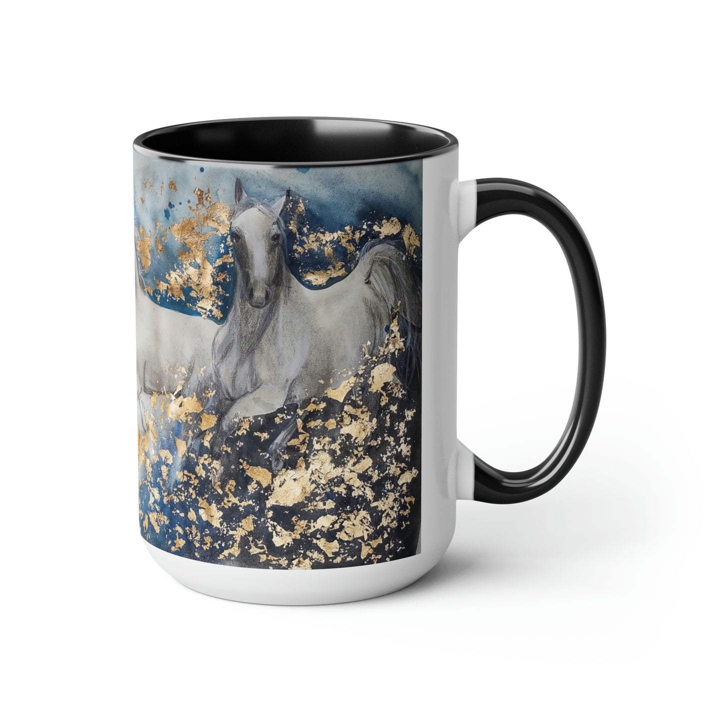 Majesty Two-Tone Coffee Mugs, 15oz