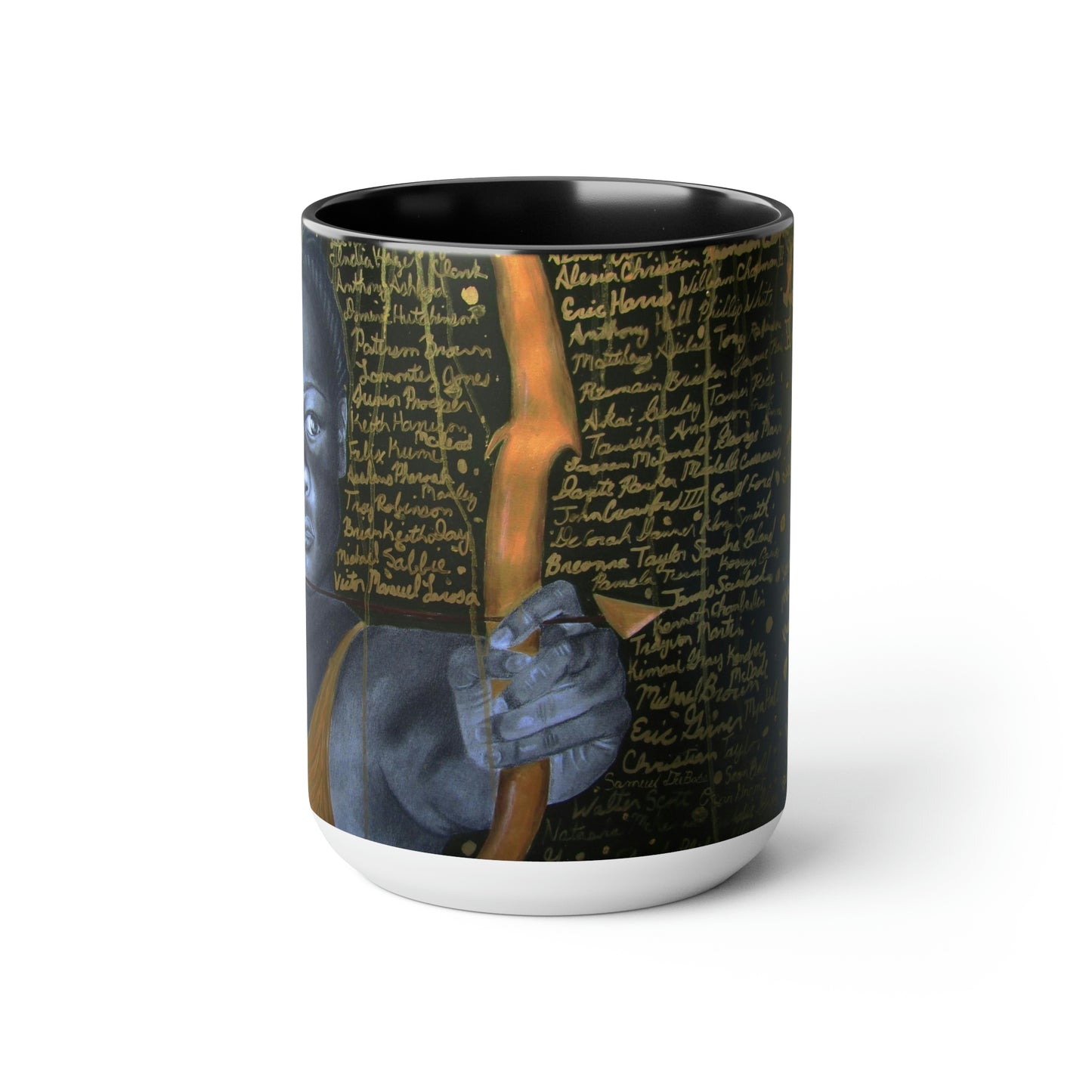 Prayers of a Mother Two-Tone Coffee Mugs, 15oz