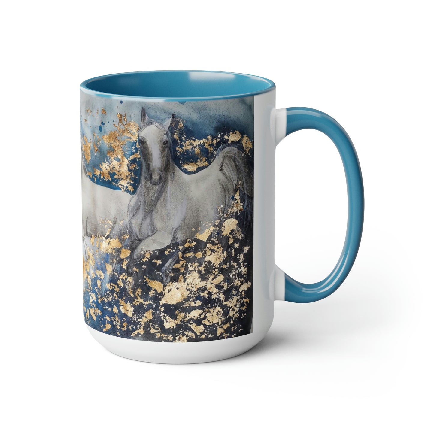 Majesty Two-Tone Coffee Mugs, 15oz