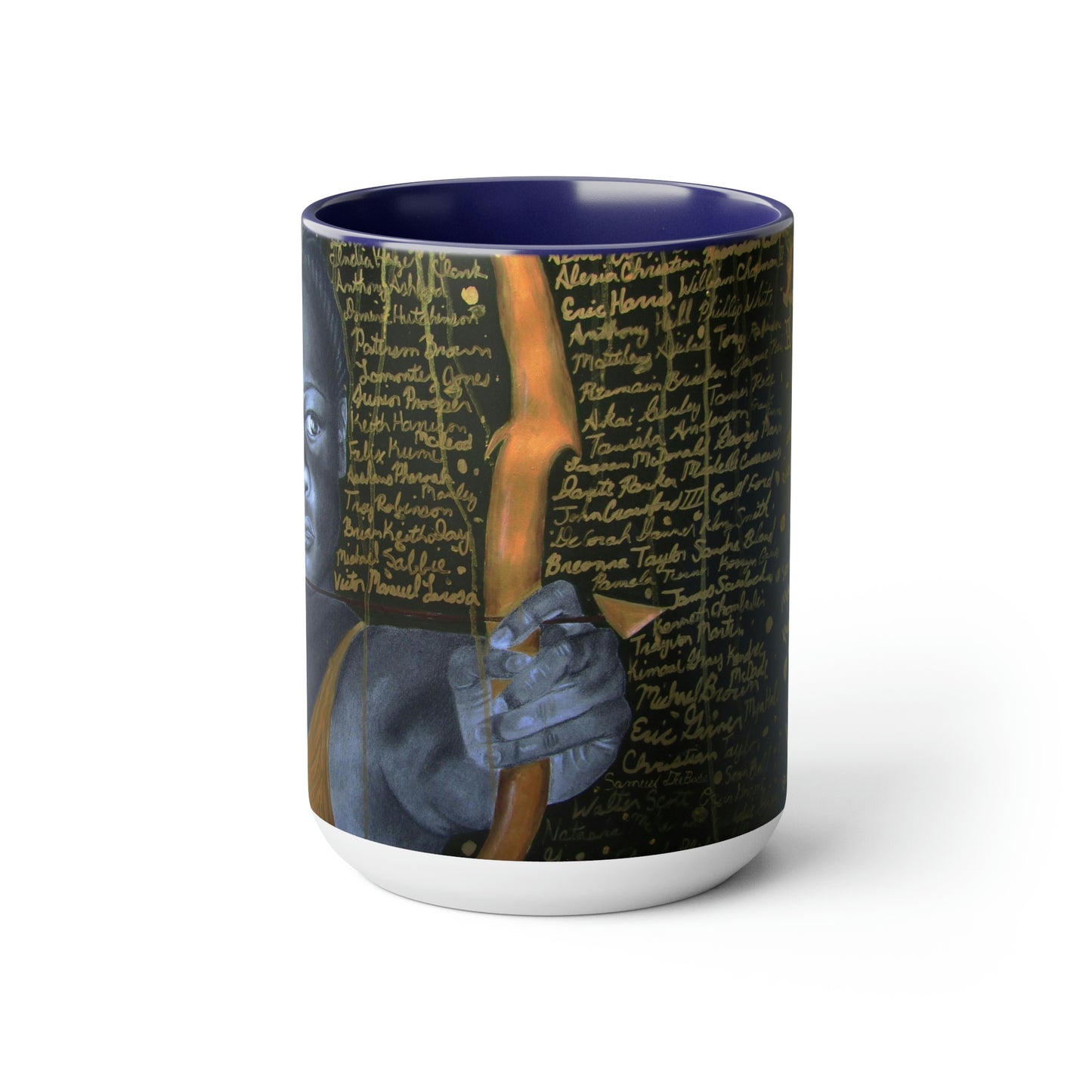 Prayers of a Mother Two-Tone Coffee Mugs, 15oz