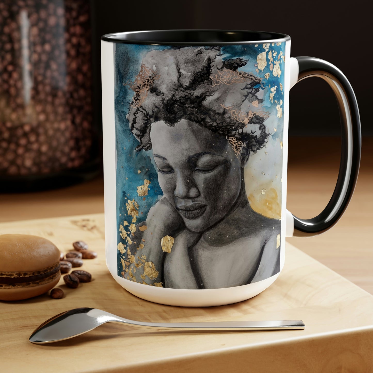 In the Stillness Two-Tone Coffee Mugs, 15oz