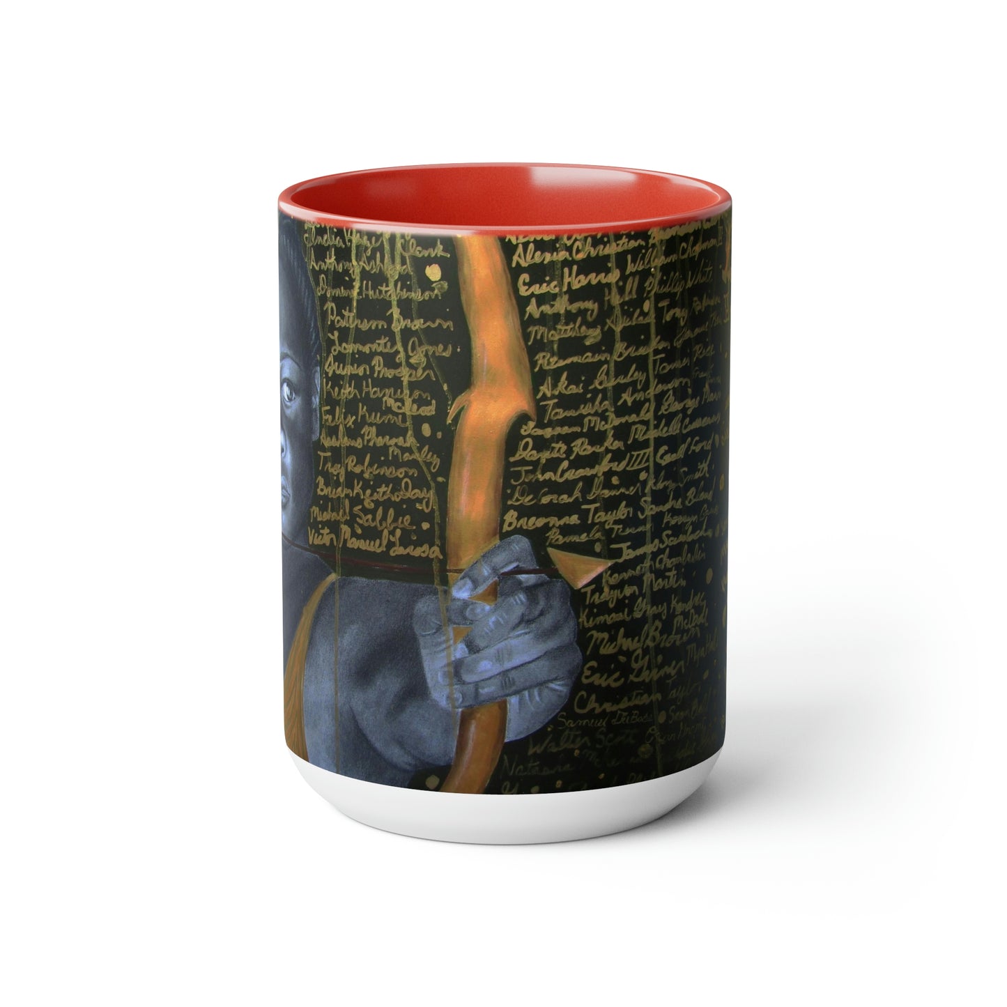 Prayers of a Mother Two-Tone Coffee Mugs, 15oz